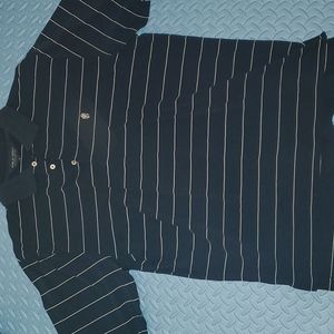 Polo Golf Ralph Lauren navy blue stripe polo